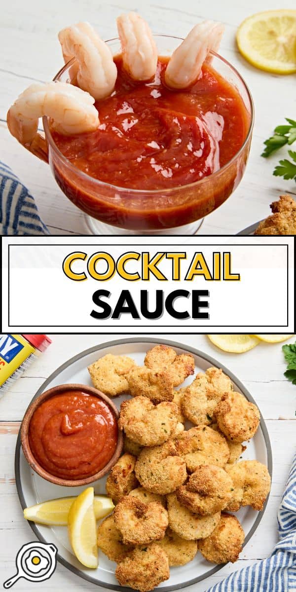 Image d'épingle de sauce à cocktail