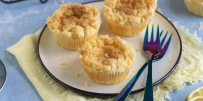 Muffins de gâteau au fromage avec paillettes | sol