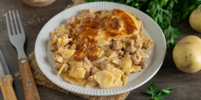 Casserole de viande de pomme de terre chaleureuse | Crémeux et délicieux