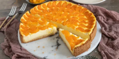Gâteau crémeux mandarine-schand comme de grand-mère