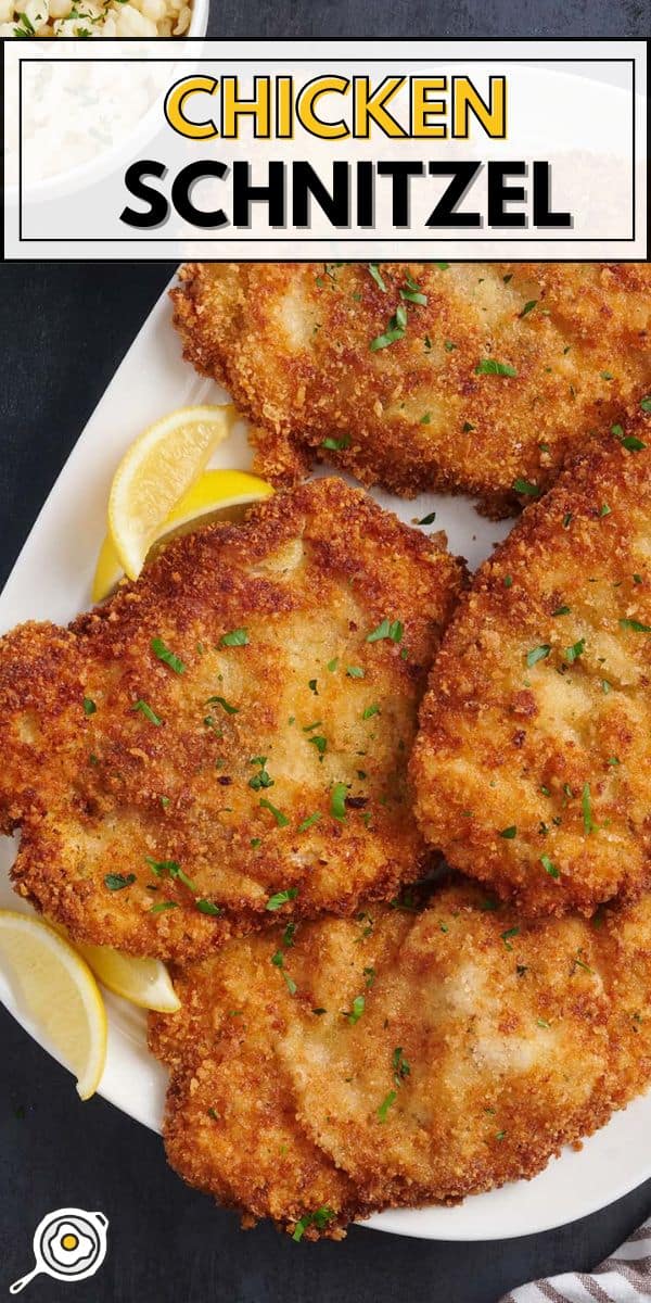 Image d'épingle de schnitzel au poulet