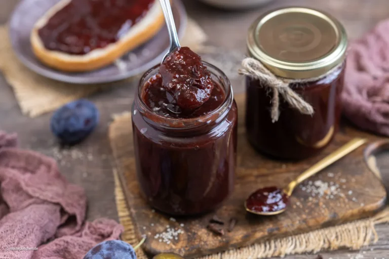 Délicieuse confiture de prunes de prunes | fait maison