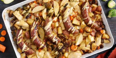 Oktoberfest Sheet Pan Brats