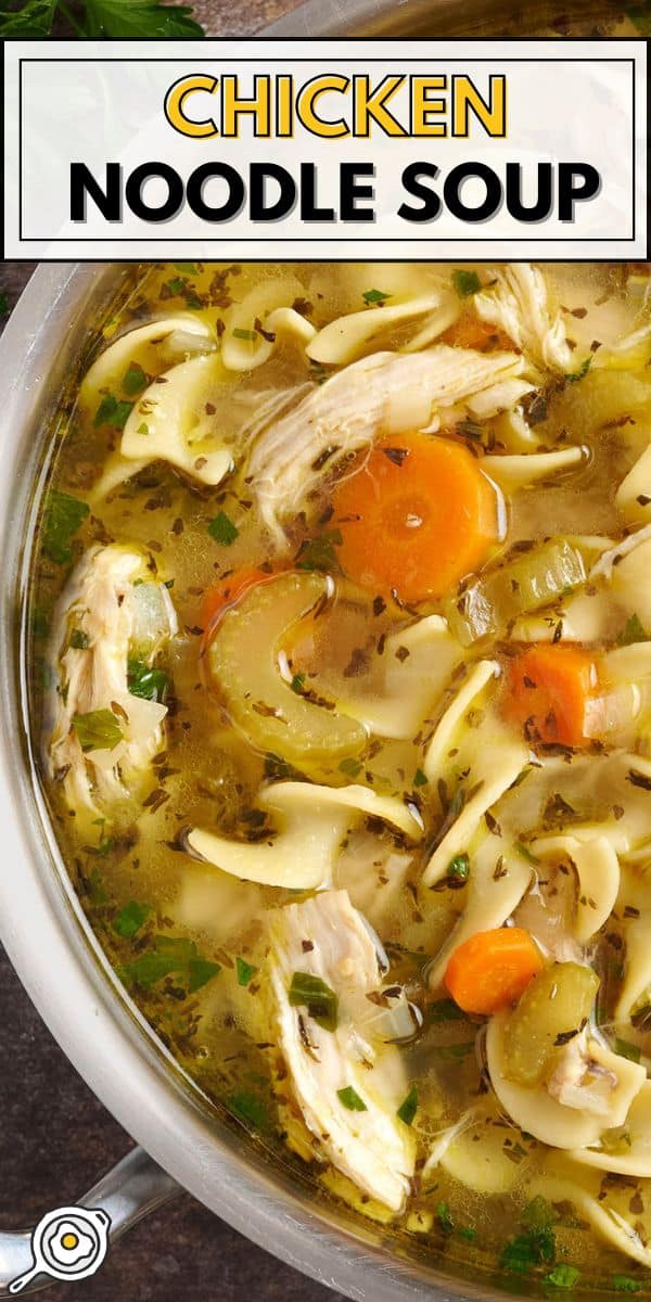 Image d'épingle à soupe de nouilles de poulet
