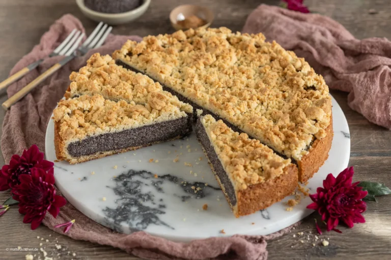 Gâteau de pavot avec paillettes - Grand-mère délicieuse classique
