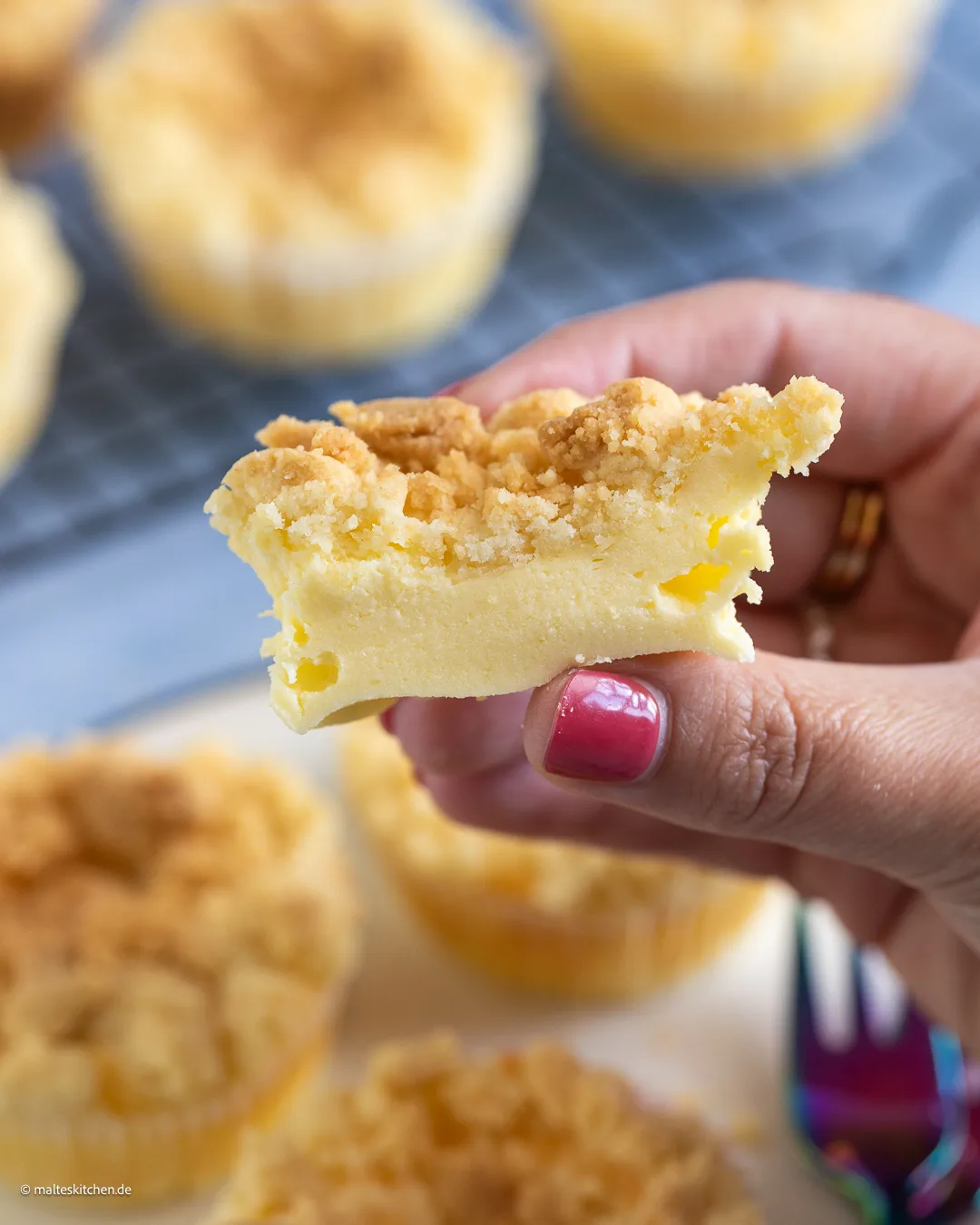 Délicieux muffins de gâteau au fromage