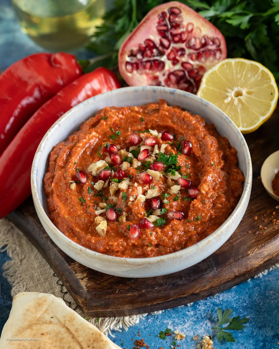 Trempette à muhammara