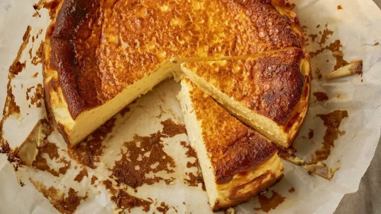 Recette de cheesecake de style basque de Raymond Blanc