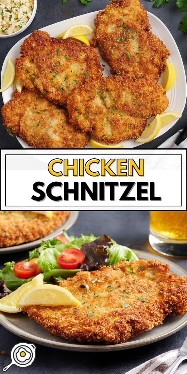 Image d'épingle de schnitzel au poulet