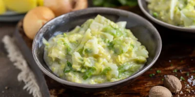 Chou de Milan simple à la crème et à la crème | délicieux plat d'accompagnement