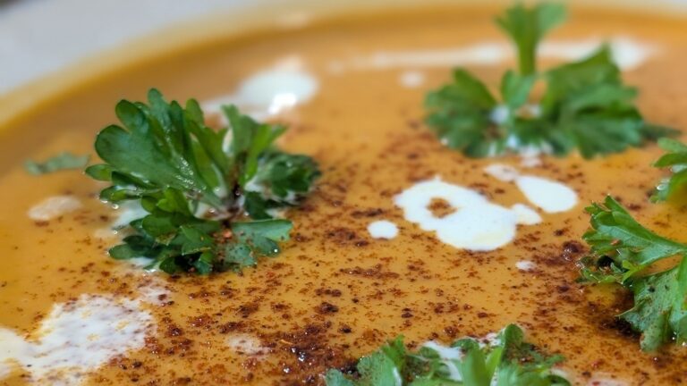 Soupe de potiron au curry de Trisha : Aujourd'hui
