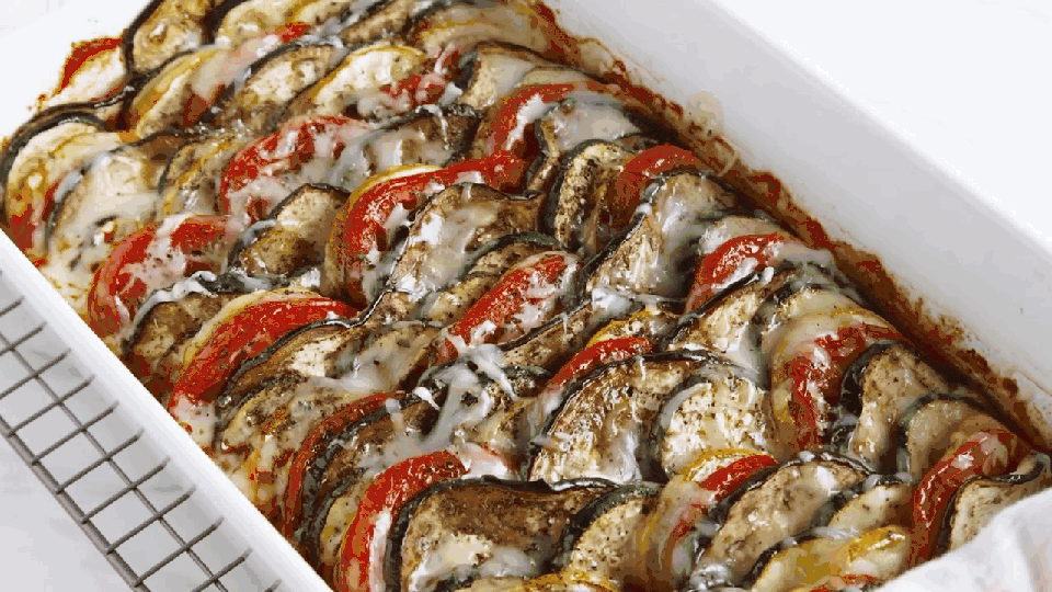 ratatouille garnie de persil