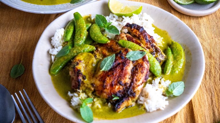 Recettes en temps réel de Donal : Curry de poulet fumé à la thaïlandaise
