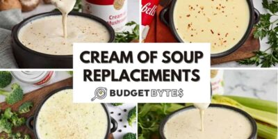 Substituts de soupe condensée maison