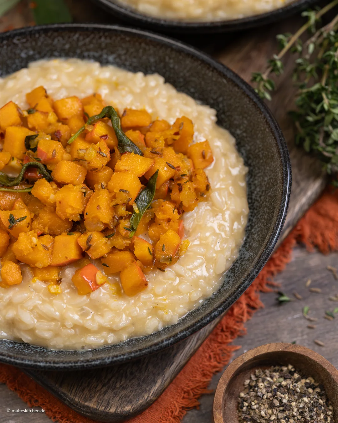 Risotto au potiron d'Hokkaido