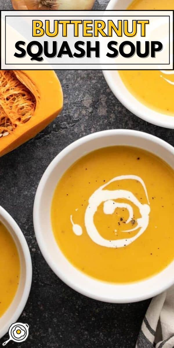 image d'épingle de soupe à la courge musquée