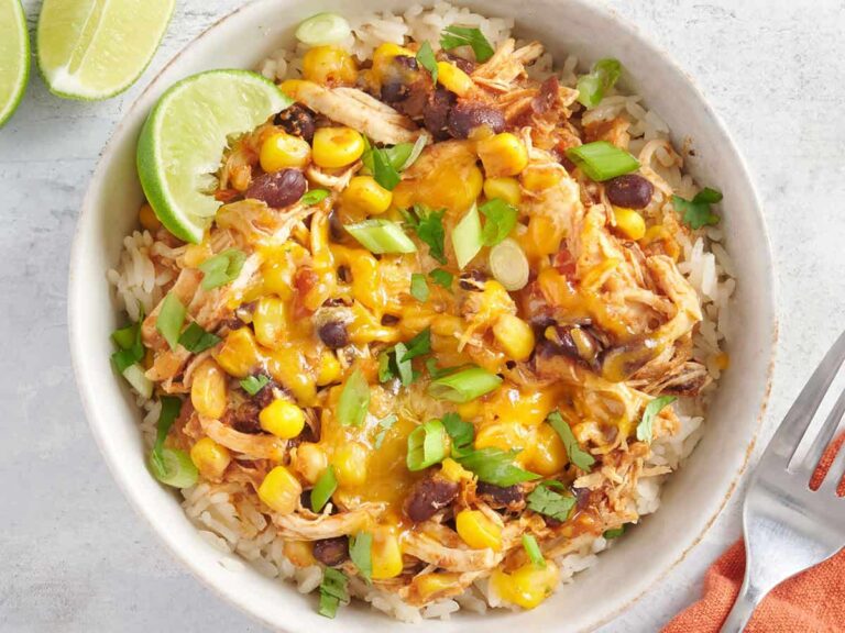 Bols de poulet avec tacos