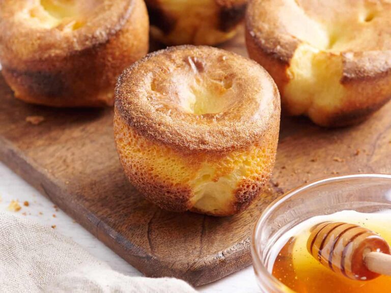 front of a fresh popover