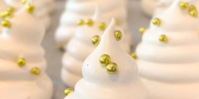 Comment bien cuisiner à Noël : les meringues du sapin de Noël