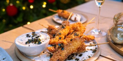 Le Noël asiatique d'Eva Pau : Crevettes Panko et mayonnaise au yuzu