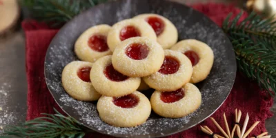 Yeux d'ange avec de la confiture | Les biscuits préférés de grand-mère