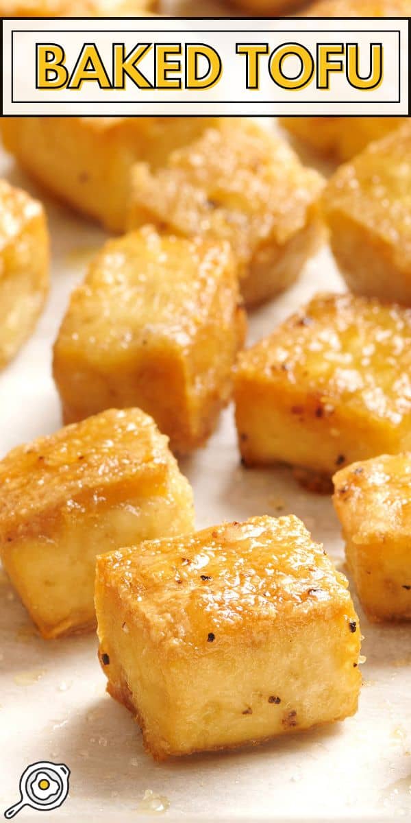 image d'épingle de tofu cuit au four