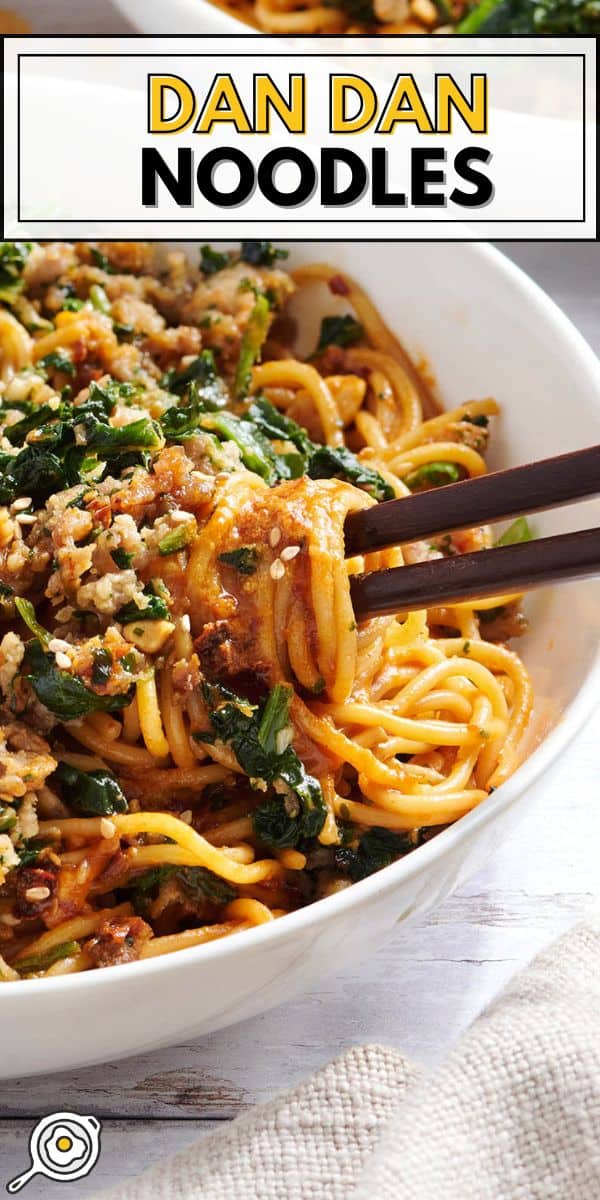 image d'épingle de nouilles dan dan