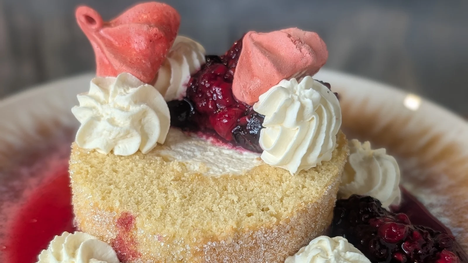 Le Swiss roll à la vanille d'Alex Petit avec sa crème de citron et sa compote de baies d'hiver