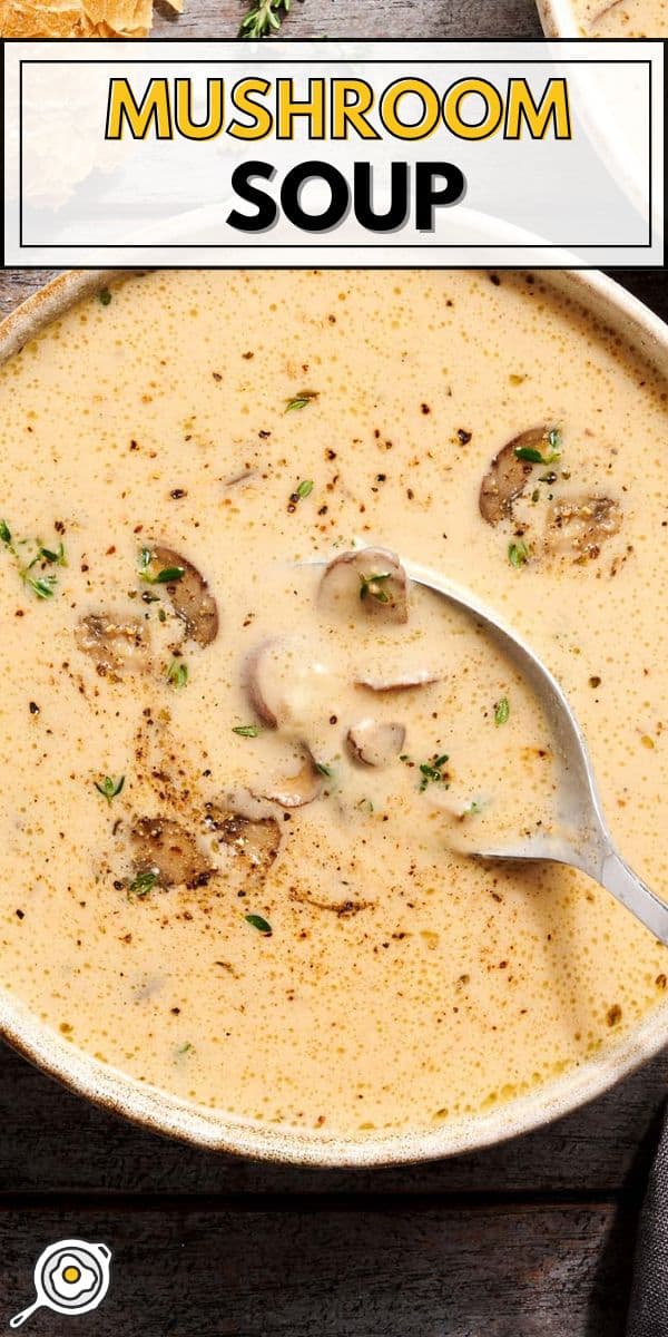image d'épingle de soupe aux champignons
