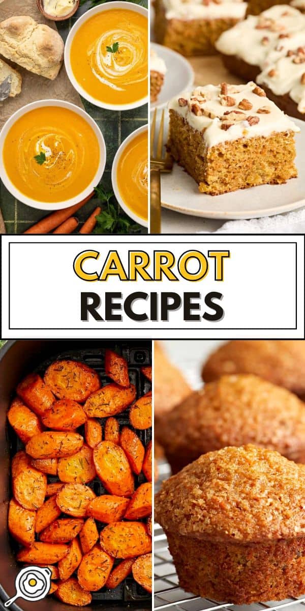 image d'épingle de recettes de carottes