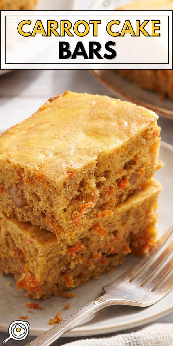 image d'épingle de barres de gâteau aux carottes