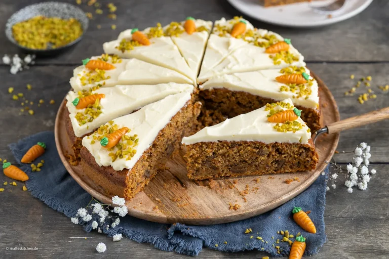 Gâteau aux carottes moelleux avec glaçage | parfait pour Pâques