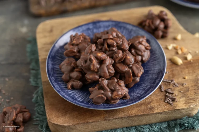 Montagnes de cacahuètes au chocolat