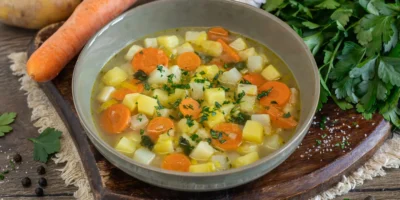 Soupe de légumes classique – cuisinée simplement, saine et délicieuse
