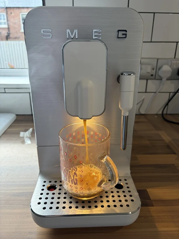 préparation du café Smeg