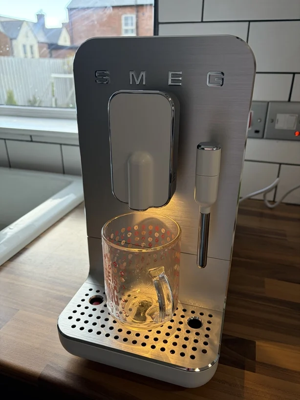 préparation du café Smeg