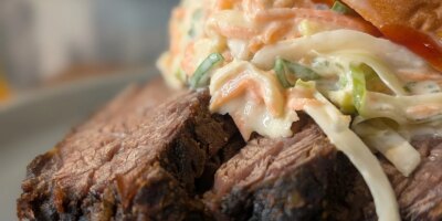 Poitrine de bœuf effilochée et collante d'Alex Petit