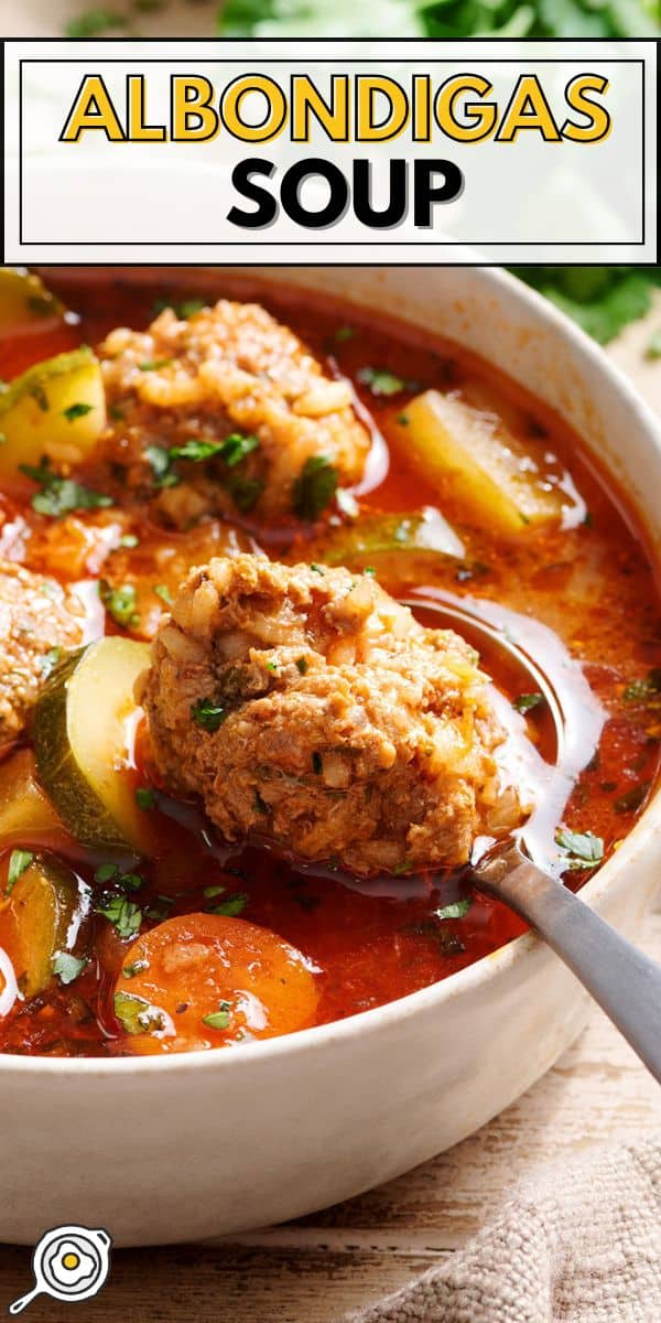 image d'épingle de soupe aux boulettes de viande mexicaine
