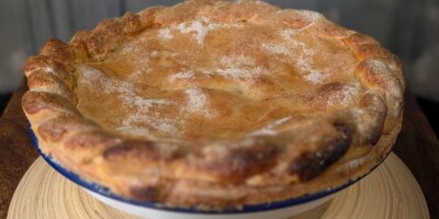 Tarte aux pommes et crème anglaise de Shane Smith