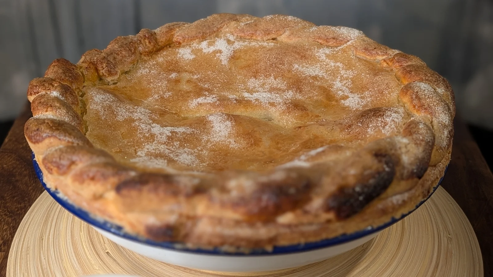 Tarte aux pommes et crème anglaise de Shane Smith