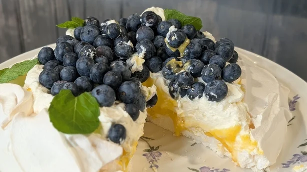 Pavlova à la crème de citron
