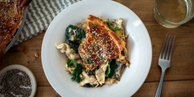 Cuisinez comme un chef : tarte au poulet et aux champignons