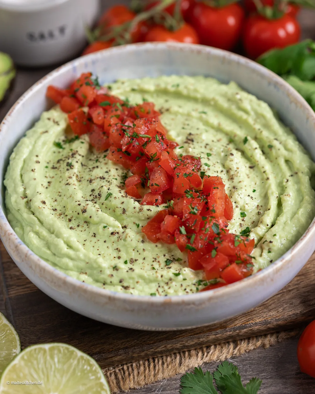 Crème d'avocat en tartinade