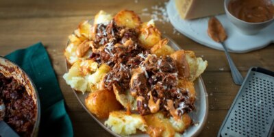 Cuisinez comme un chef : bœuf braisé au piment et pommes de terre rôties avec sauce taco