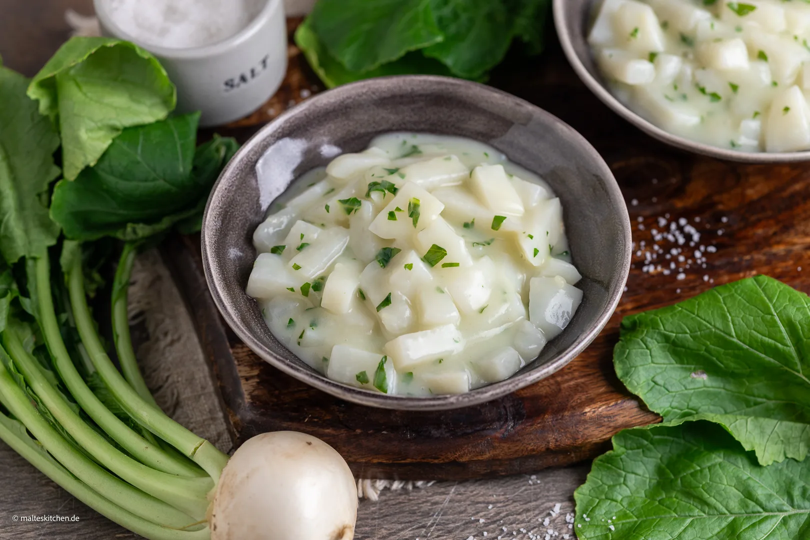 Tendres navets de mai à la crème | La recette de grand-mère