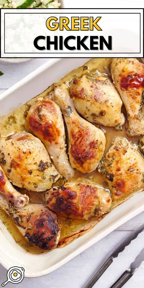image d'épingle de poulet grec