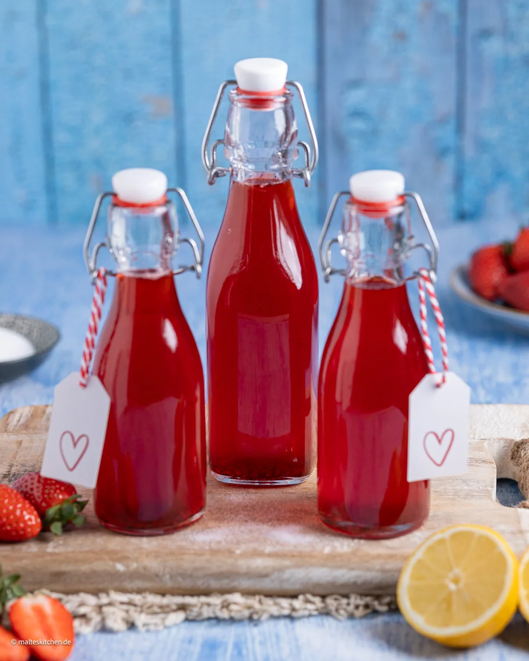 Sirop de fraise maison