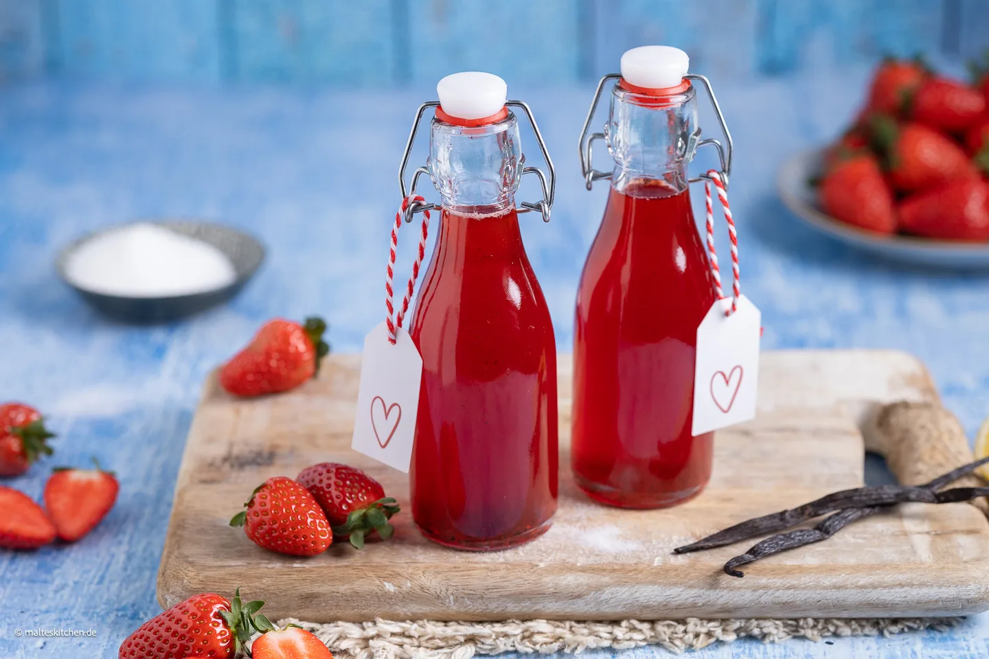 Sirop de fraise maison : simple, délicieux & fraise