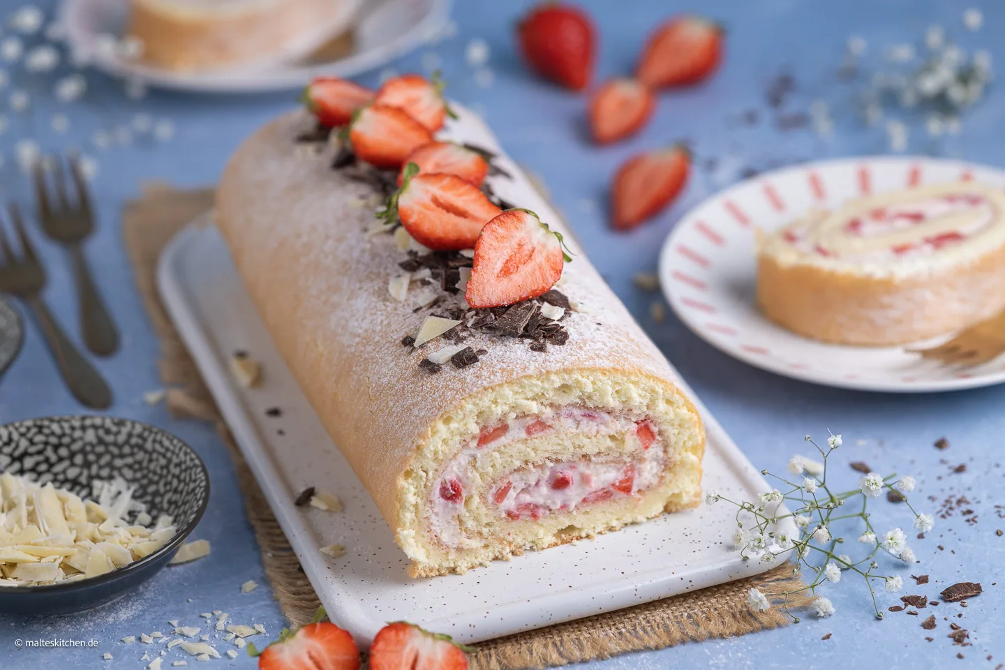 Rouleau suisse aux fraises – préparez le classique de l'été