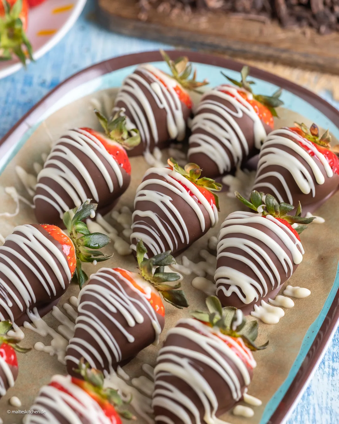 Fraises au chocolat maison